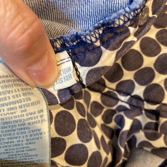 BODEN 14 Blue Ankle Skimmer Jeans Zipper - Picture 2 of 12